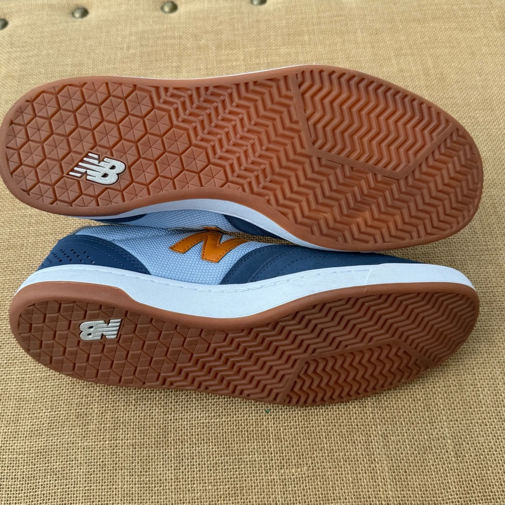 New Balance Numeric 440 Men’s Size 13 Blue Orange Skate Shoes NM440WON Gum Sole - Picture 7 of 11